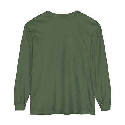 'Détroit Rocque Cité' Garment-Dyed T-Shirt | Unisex Long Sleeve