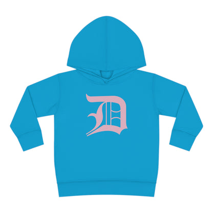 Detroit 'Old English D' Hoodie (Pink) | Unisex Toddler