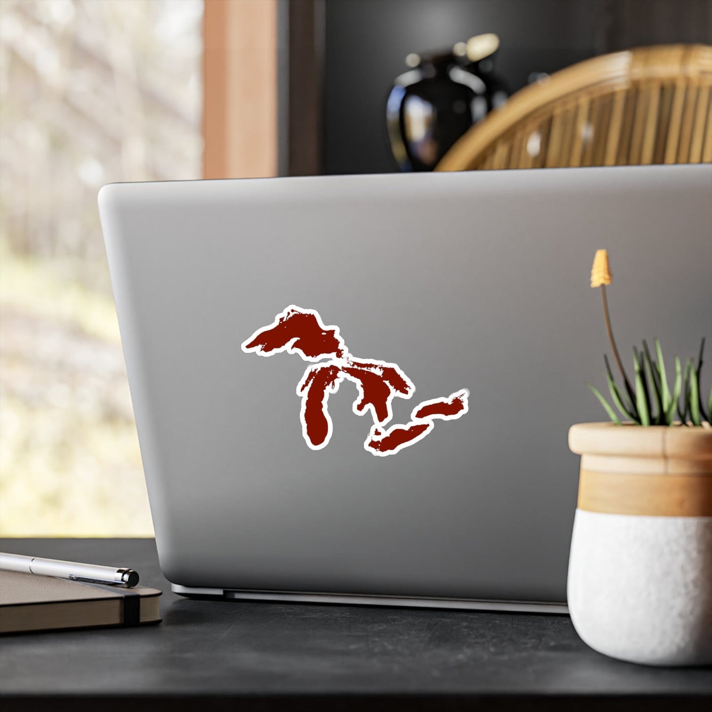 Great Lakes Kiss-Cut Windshield Decal | Cherryland Red