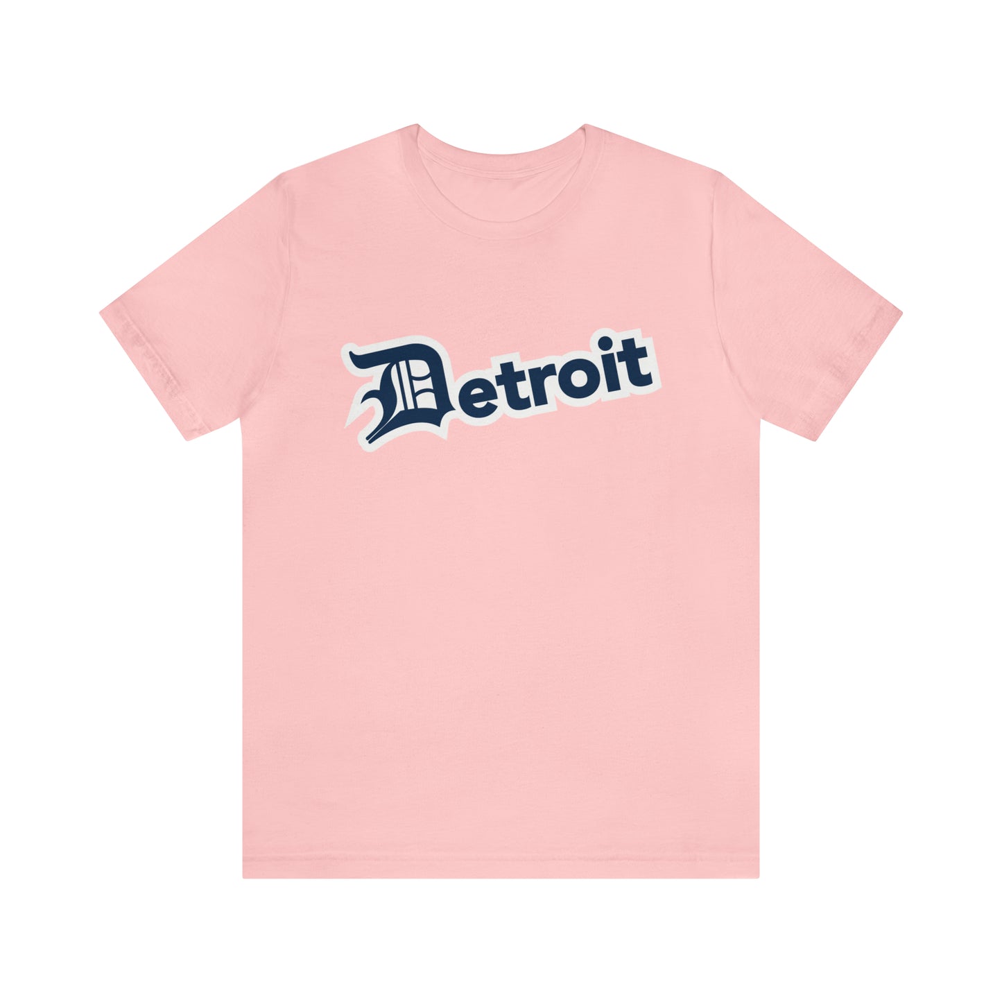 'Detroit' T-Shirt (Navy w/ Old English 'D') | Unisex Standard