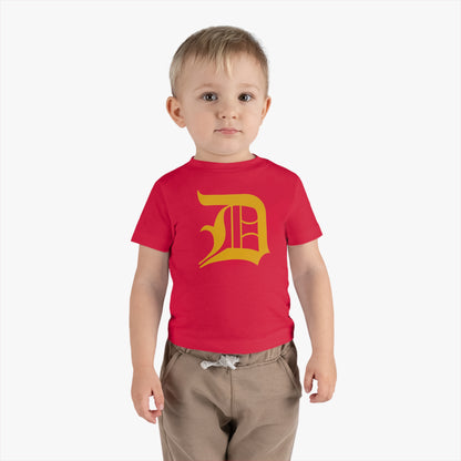 Detroit 'Old English D' Infant T-Shirt (Gold) | Short Sleeve