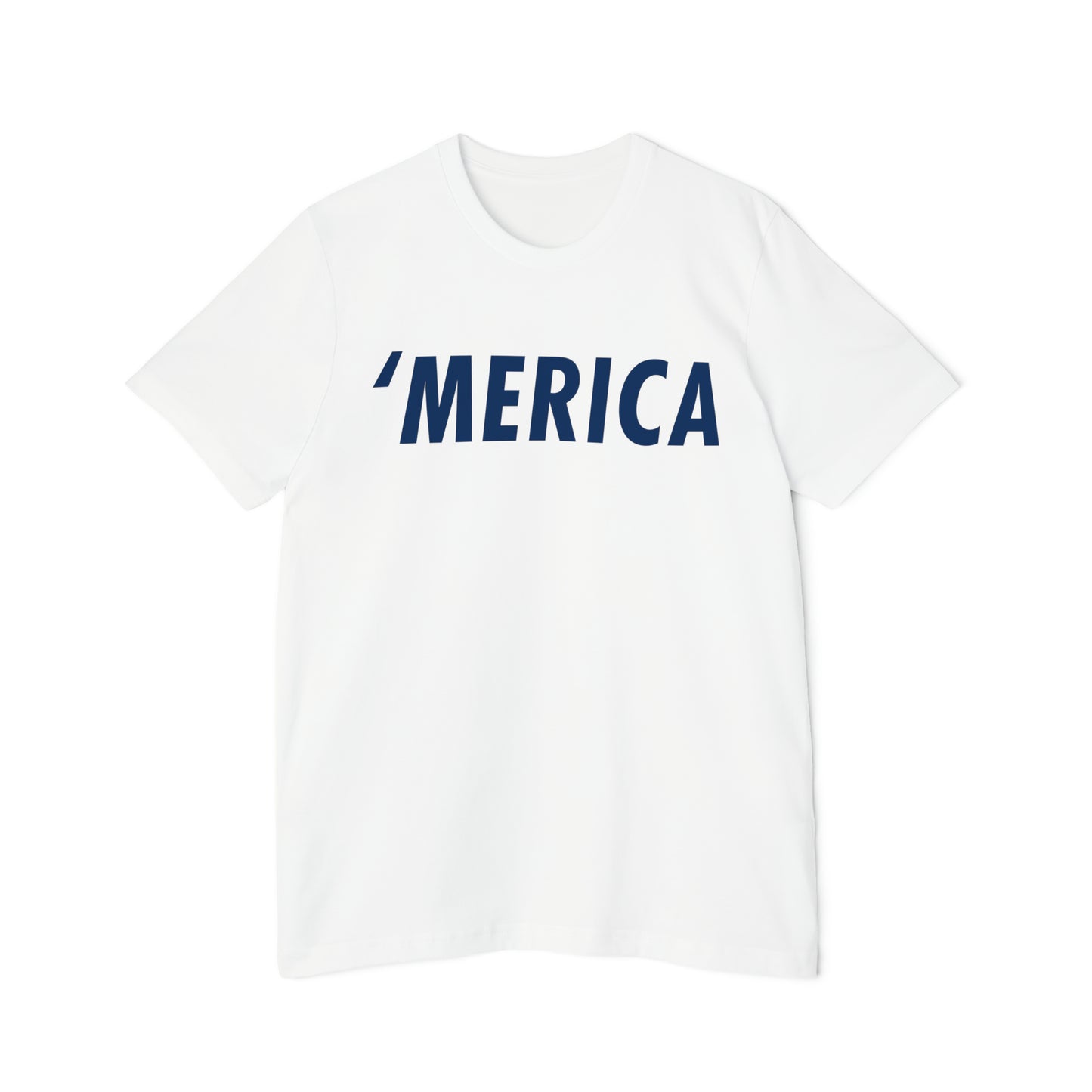 'Merica' T-Shirt (Oblique Sans Font) | Made in USA