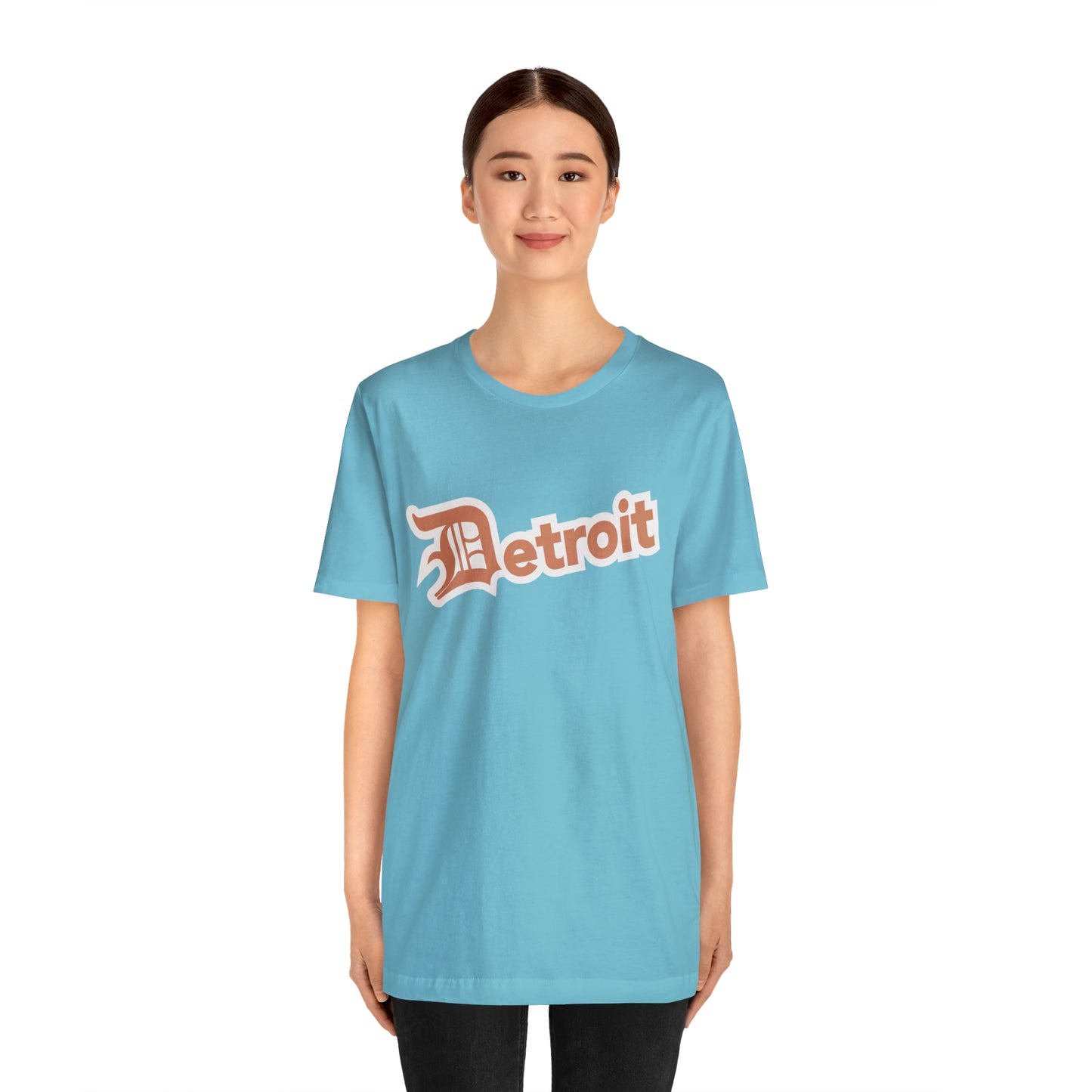 'Detroit' T-Shirt (Copper w/ Old English 'D') | Unisex Standard