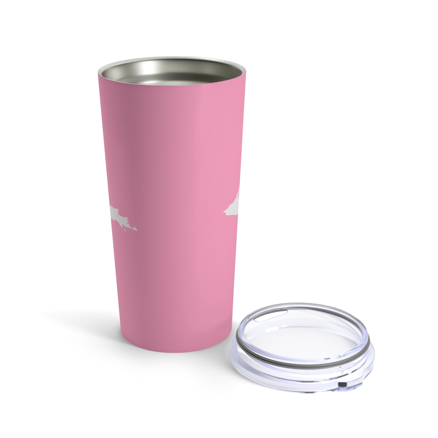 Michigan Upper Peninsula Tumbler (w/ UP Outline) | '67 Caddie Pink - 20oz