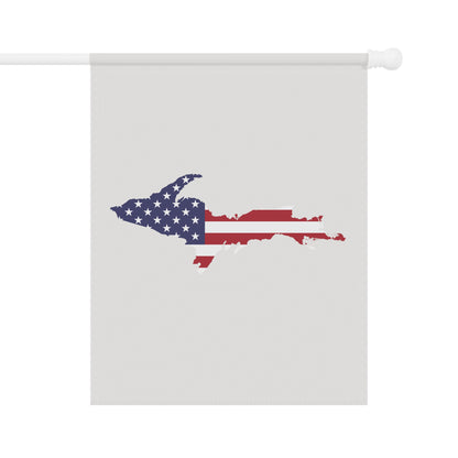 Michigan Upper Peninsula Home & Garden Flag (w/ UP USA Flag) | Birch Bark White