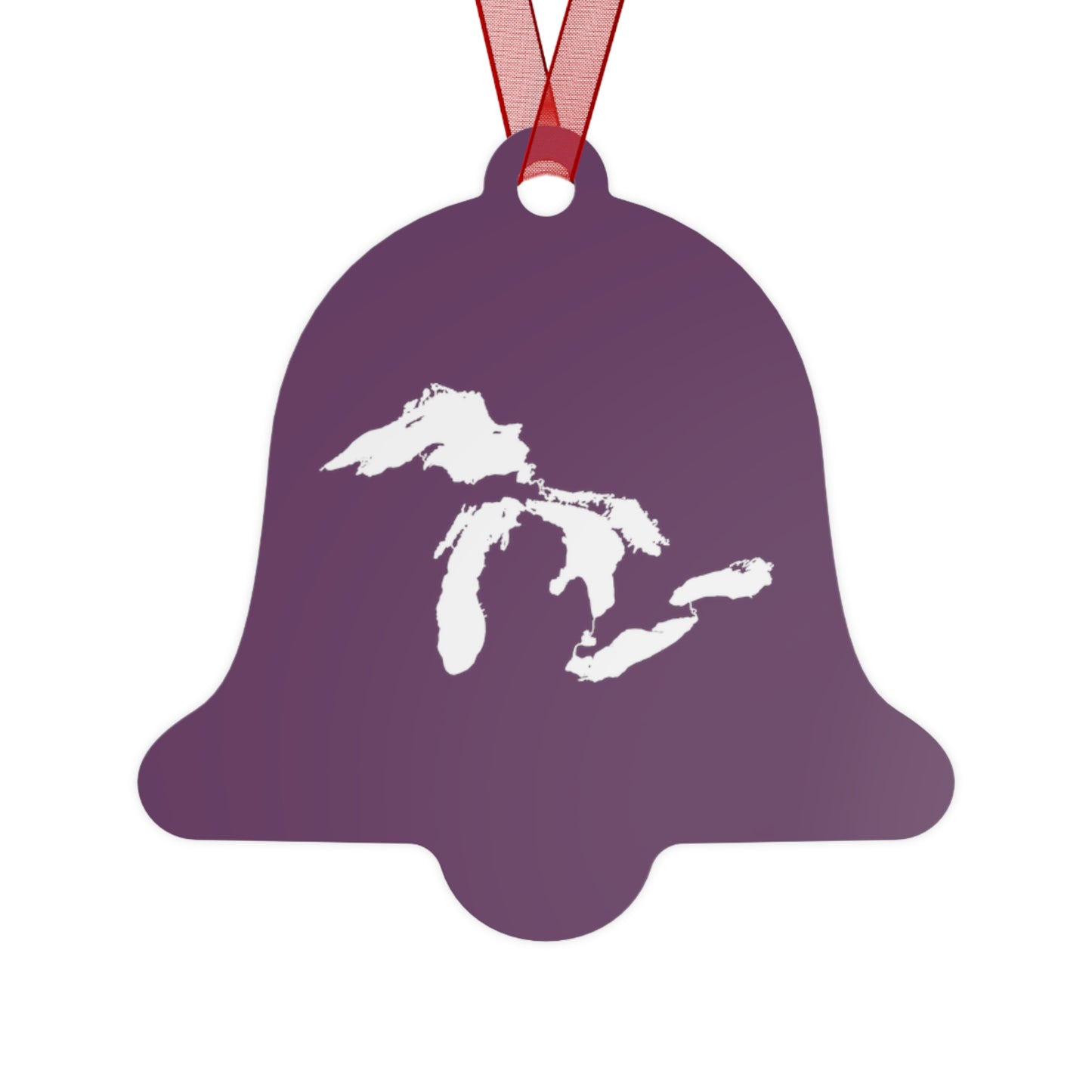 Great Lakes Christmas Ornament | Metal - Plum