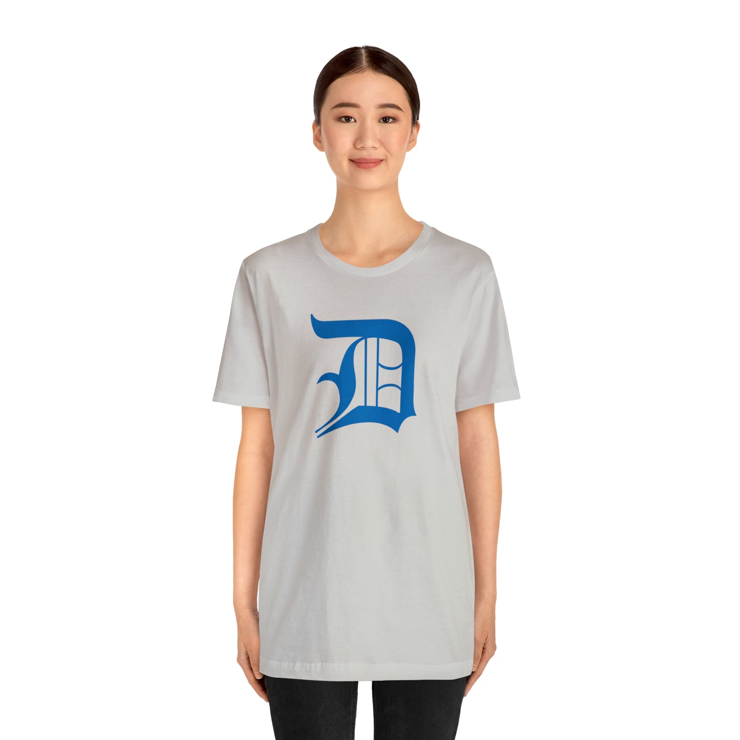 Detroit 'Old English D' T-Shirt (Azure) | Unisex Standard