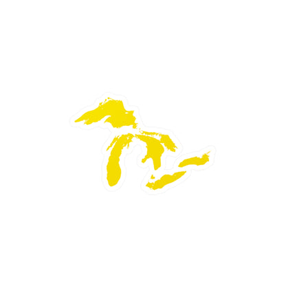 Great Lakes Kiss-Cut Windshield Decal | Gadsden Yellow