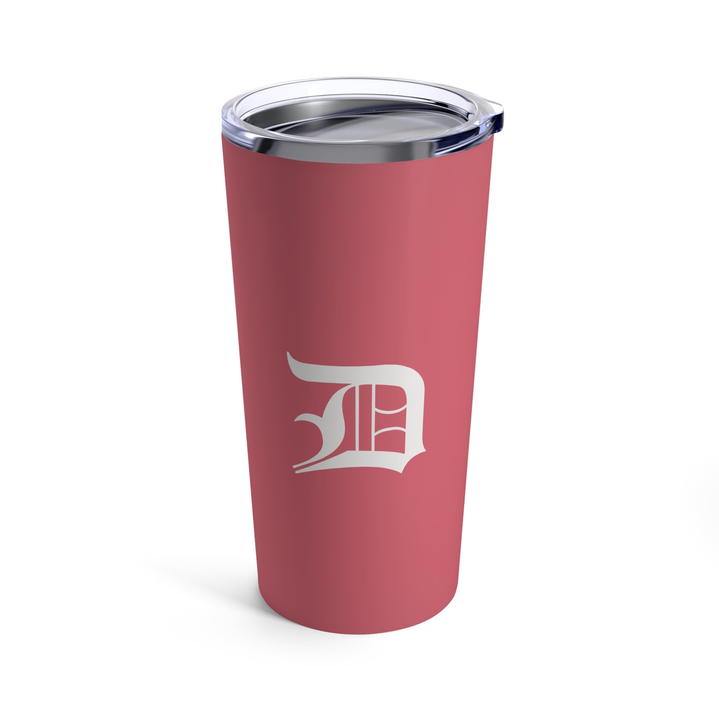 Detroit 'Old English D' Tumbler | Watermelon Pink - 20oz