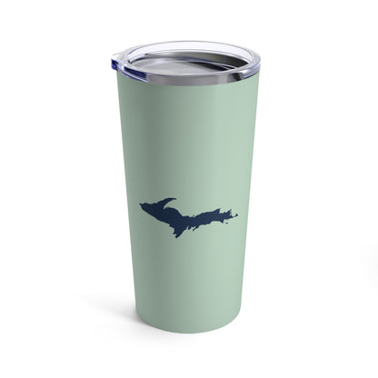 Michigan Upper Peninsula Tumbler (w/ UP Outline) | Sea Green - 20oz