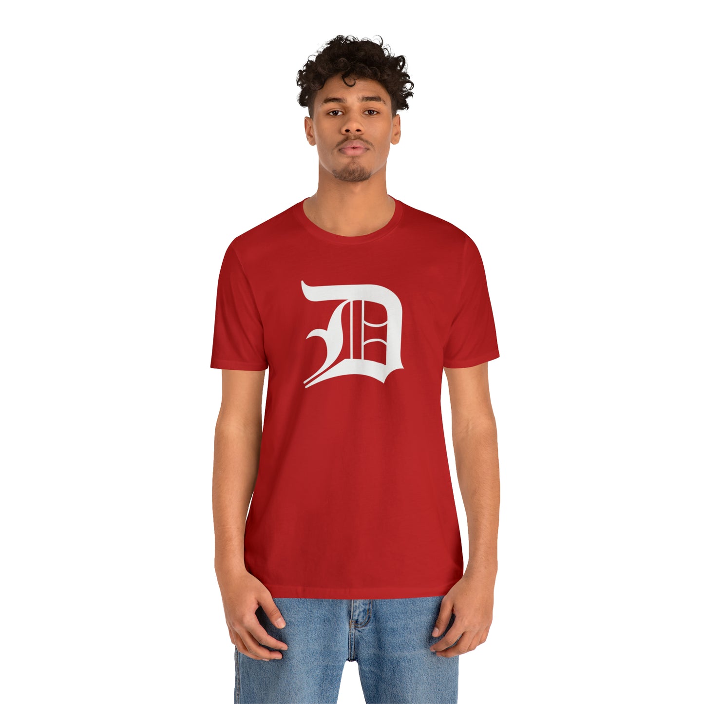 Detroit 'Old English D' T-Shirt | Unisex Standard