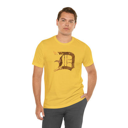 Detroit 'Old English D' T-Shirt (Gold Bullion Edition) | Unisex Standard