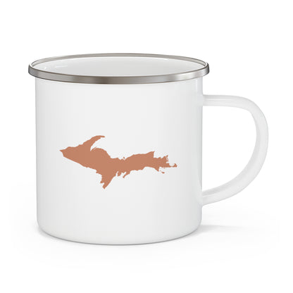 Michigan Upper Peninsula Camping Mug (Copper Outline) | 12oz