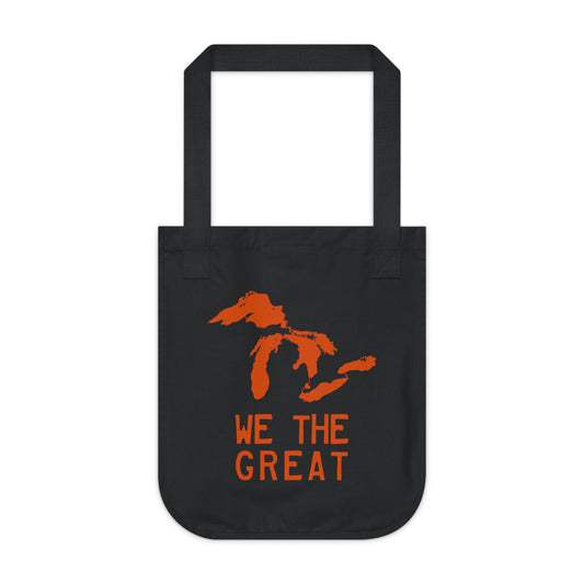 Great Lakes 'We The Great' Heavy Tote | Maple Leaf Orange