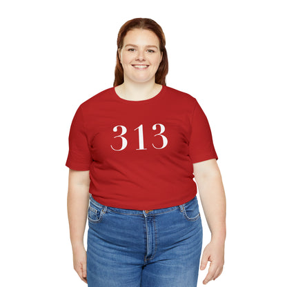 Detroit '313' T-Shirt (Didot Font) | Unisex Standard Fit