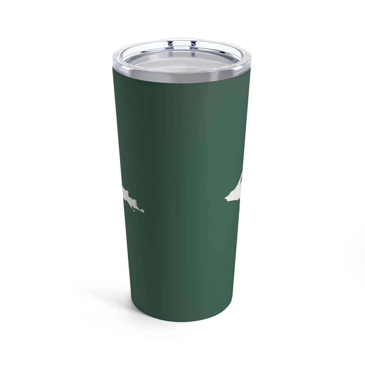 Michigan Upper Peninsula Tumbler (w/ UP Outline) | Ginger Ale Green - 20oz