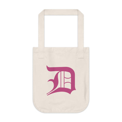 Detroit 'Old English D' Heavy Tote (Apple Blossom Pink)