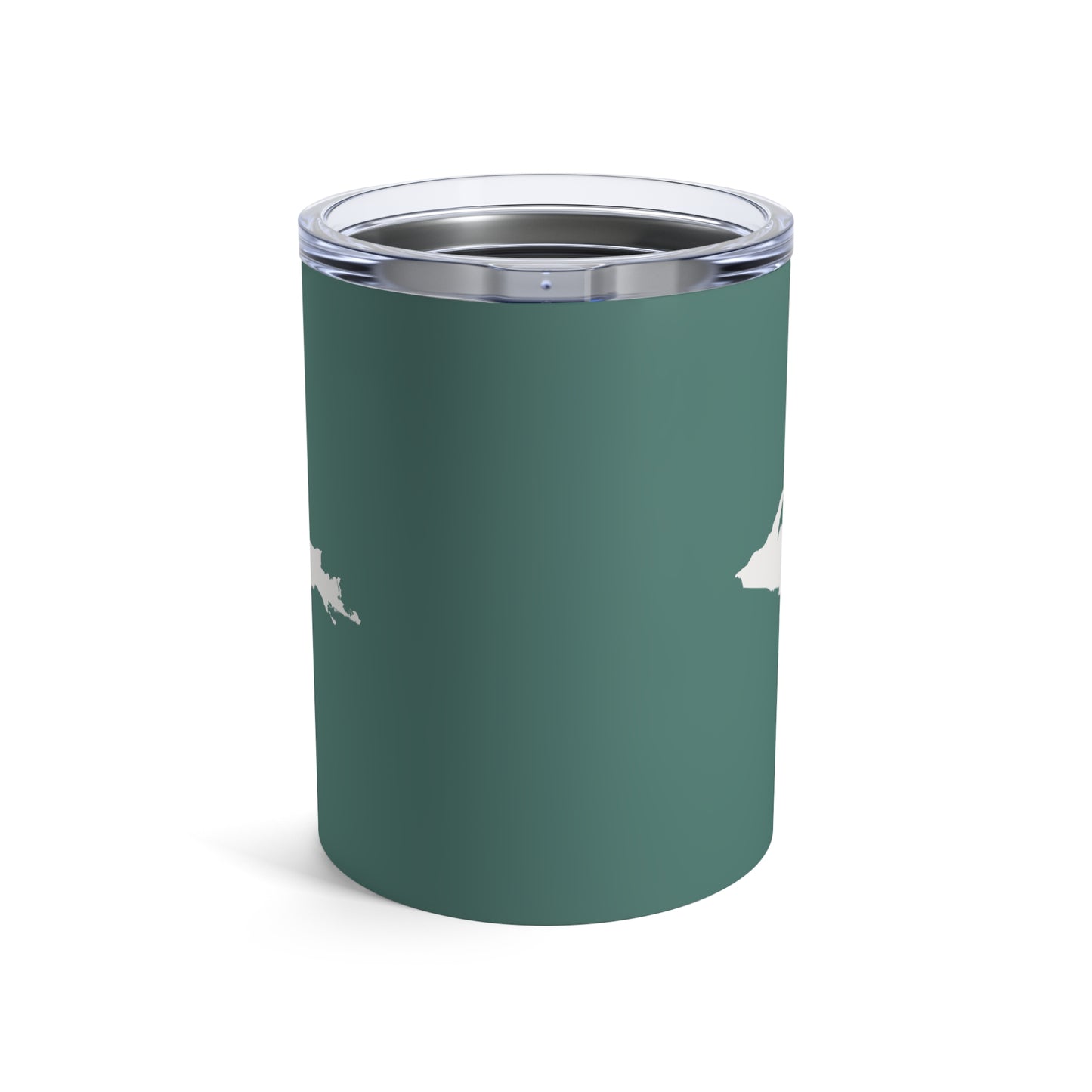 Michigan Upper Peninsula Tumbler (w/ UP Outline) | Copper Green - 10oz