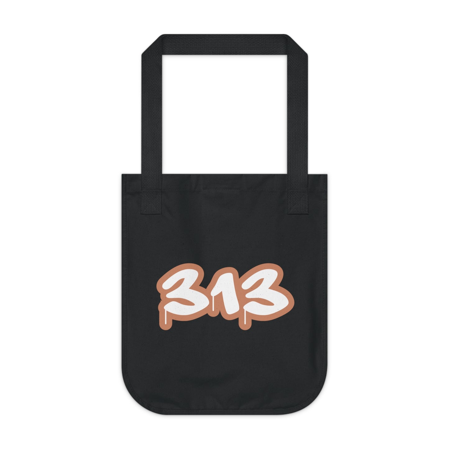 Detroit '313' Heavy Tote (Copper Tag Font)