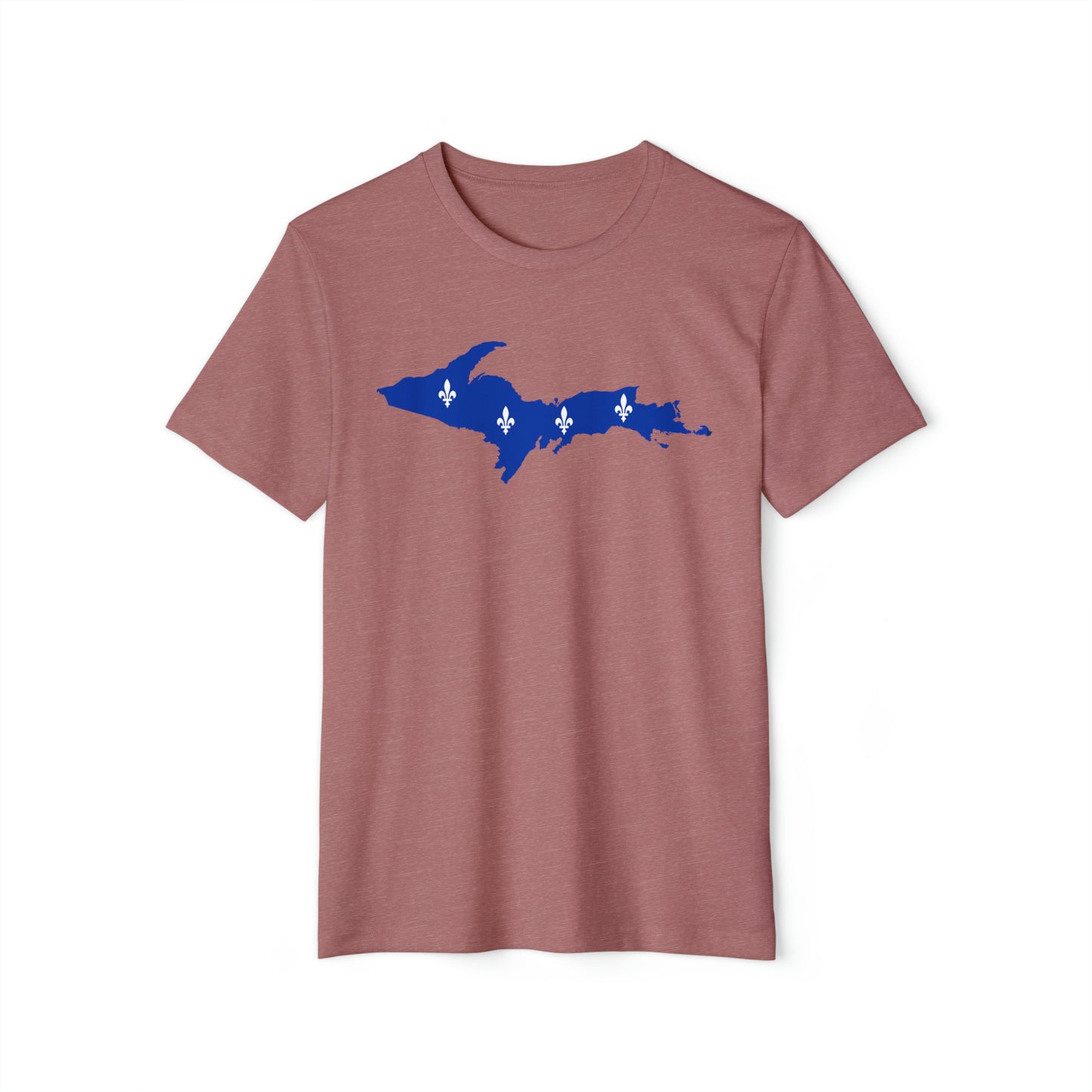 Michigan Upper Peninsula T-Shirt (w/ UP Quebec Flag) | Unisex Recycled Organic