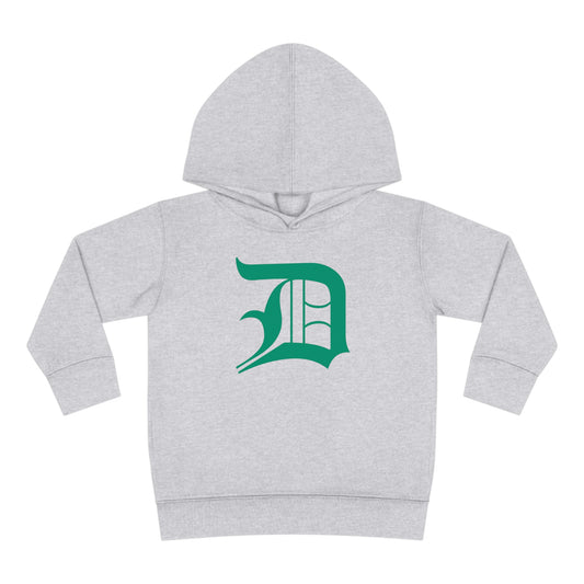 Detroit 'Old English D' Hoodie (Emerald Green) | Unisex Toddler
