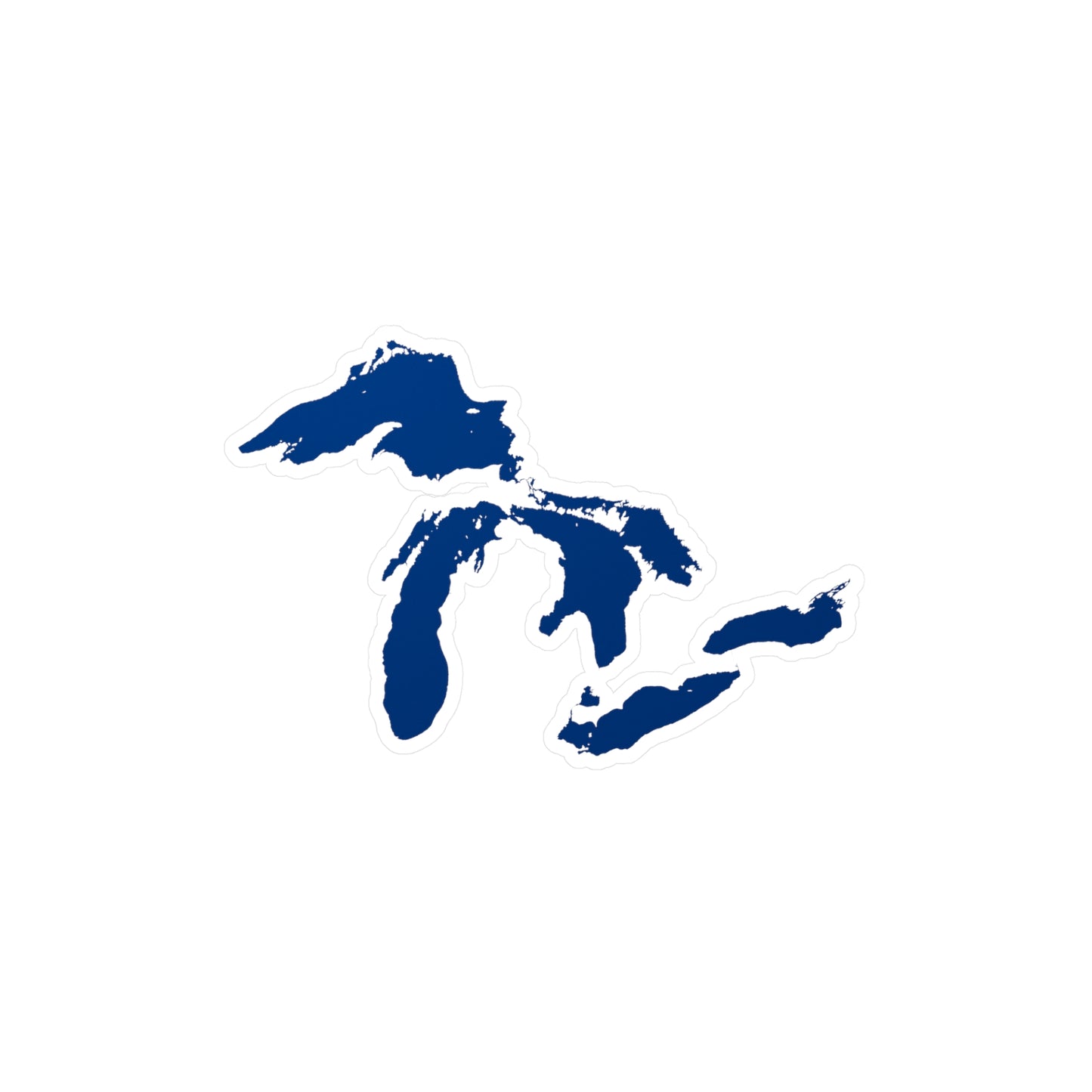 Great Lakes Kiss-Cut Windshield Decal | Dearborn Blue