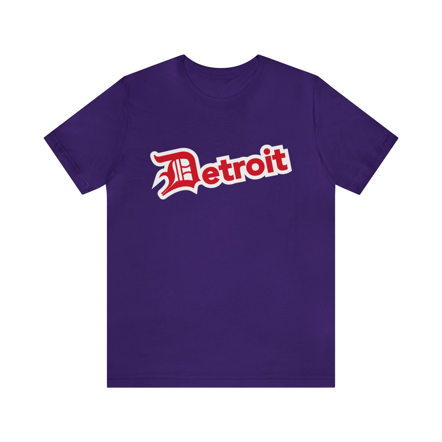 'Detroit' T-Shirt (Aliform Red w/ Old English 'D') | Unisex Standard