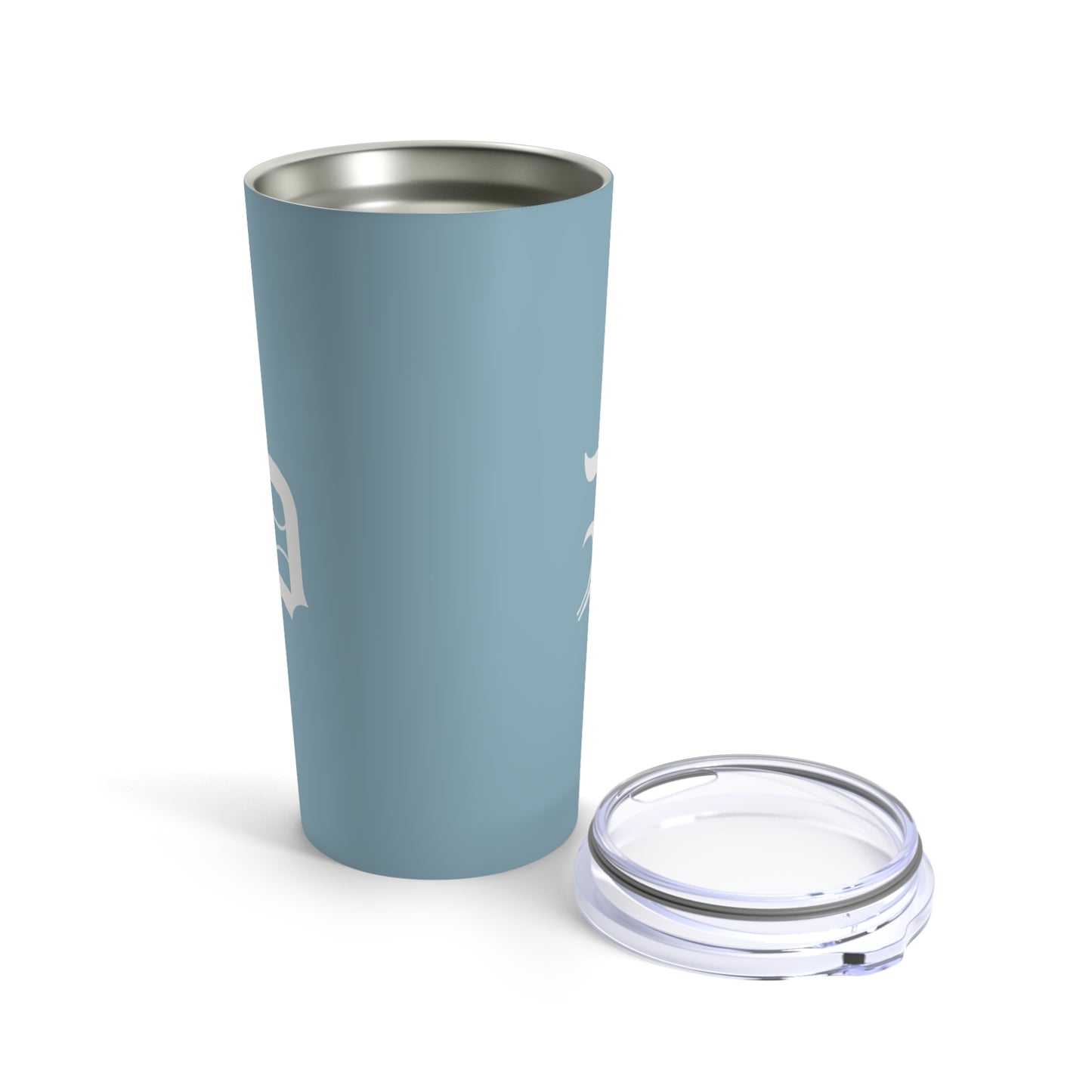 Detroit 'Old English D' Tumbler | Opal Blue - 20oz