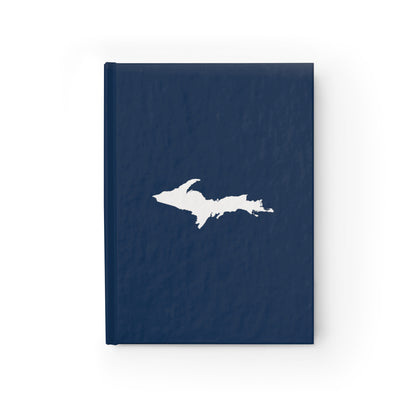 Michigan Upper Peninsula Blank Sketchbook (w/ UP Outline) | Navy