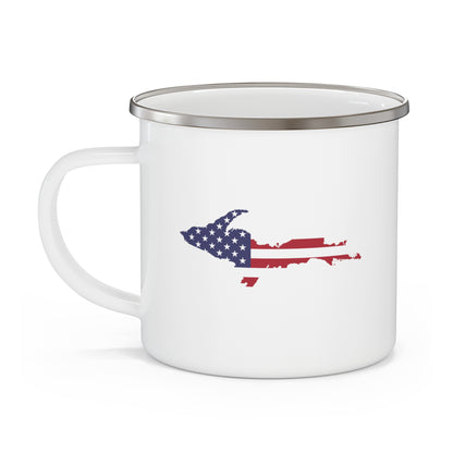 Michigan Upper Peninsula Camping Mug (w/ UP USA Flag) | 12oz