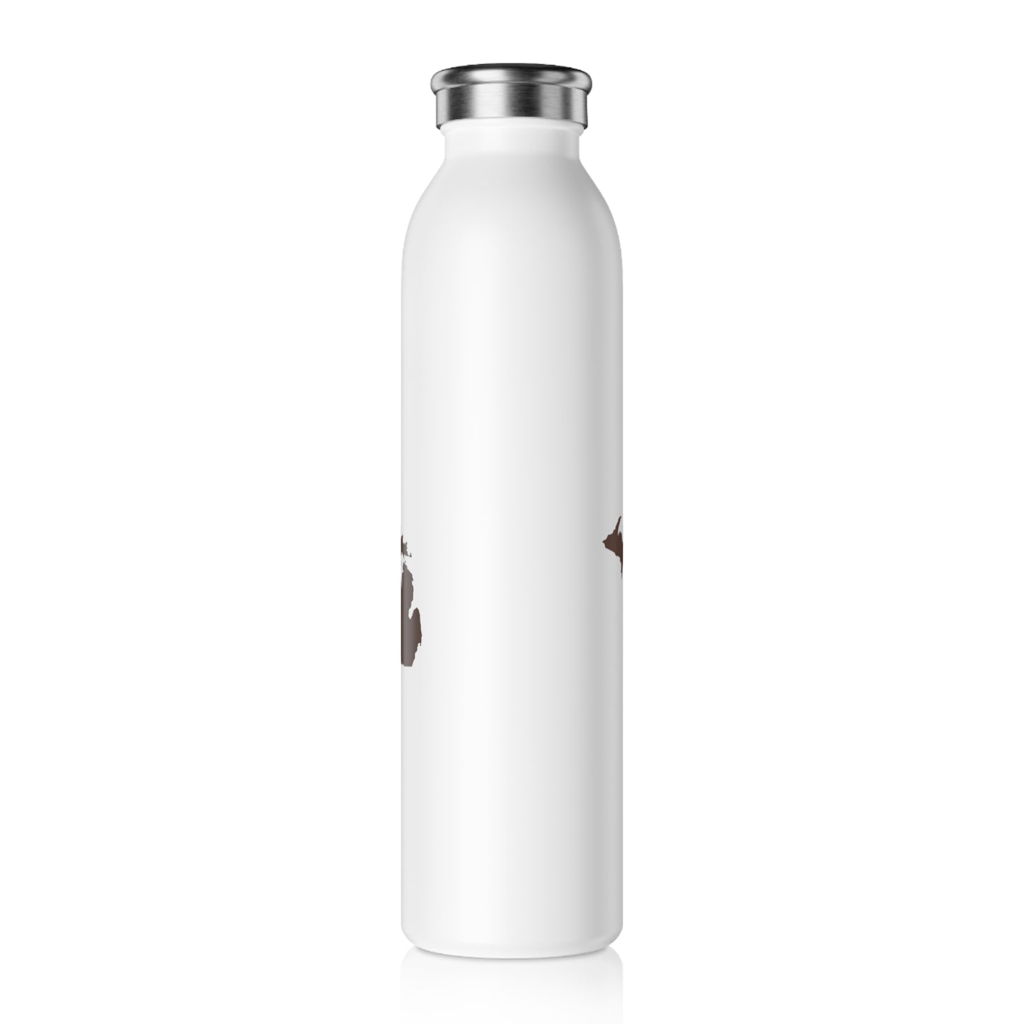 Michigan Water Bottle (w/ Hickory Color Outline) | 20oz Double-Walled