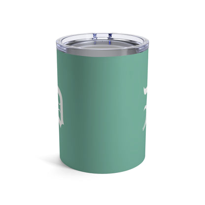 Detroit 'Old English D' Tumbler | Metallic Mint Green - 10oz