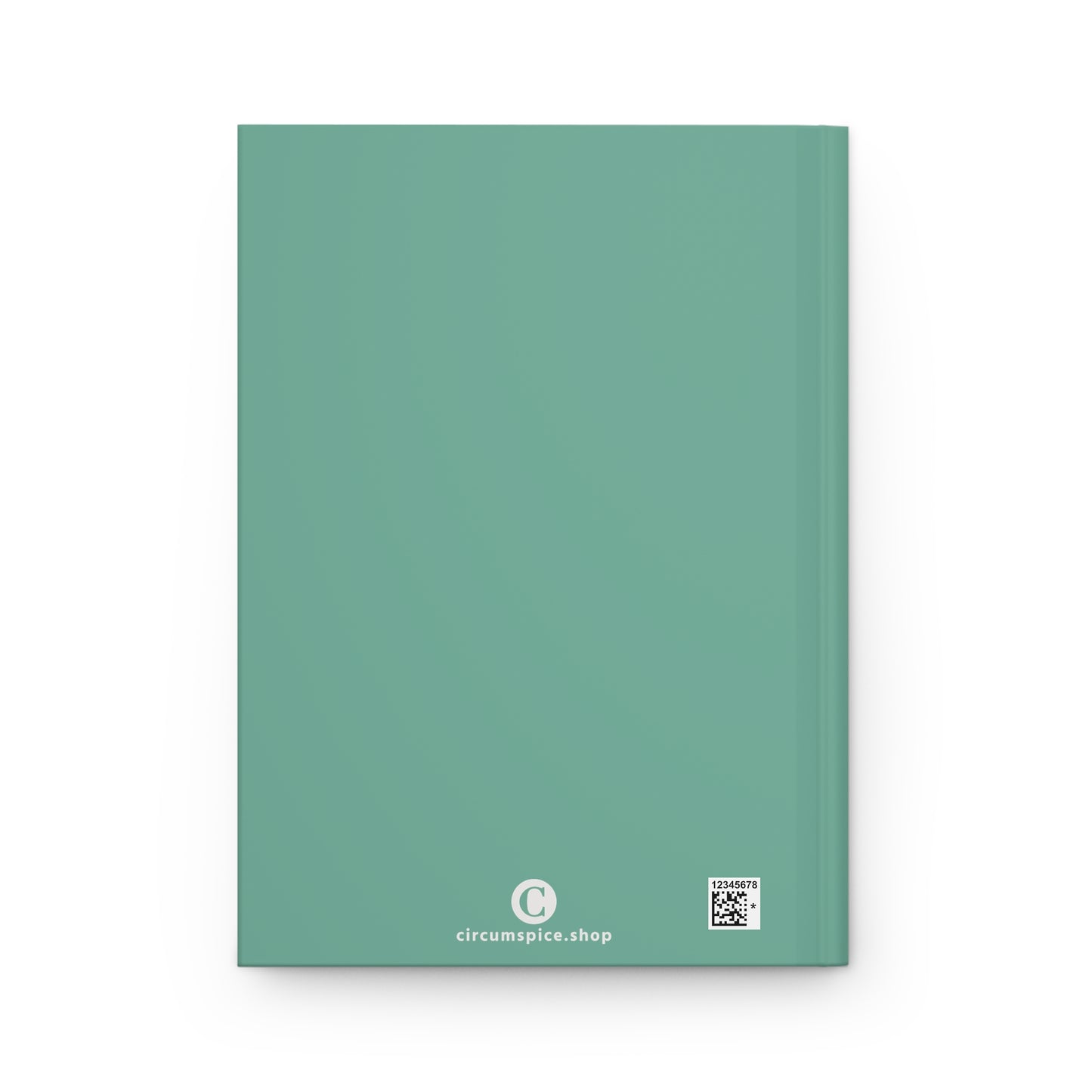 Michigan Upper Peninsula Hardcover Journal (w/ UP USA Flag) | Ruled - Metallic Mint Green