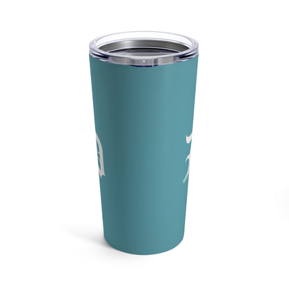 Detroit 'Old English D' Tumbler | Lake Huron Blue - 20oz