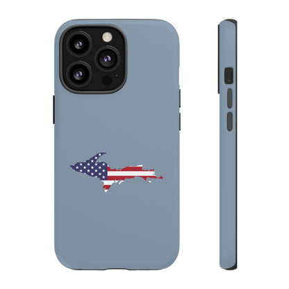 Michigan Upper Peninsula Tough Phone Case (B-24 Liberator Grey w/ UP USA Outline) | Apple iPhone