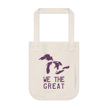 Great Lakes 'We The Great' Heavy Tote | Plum