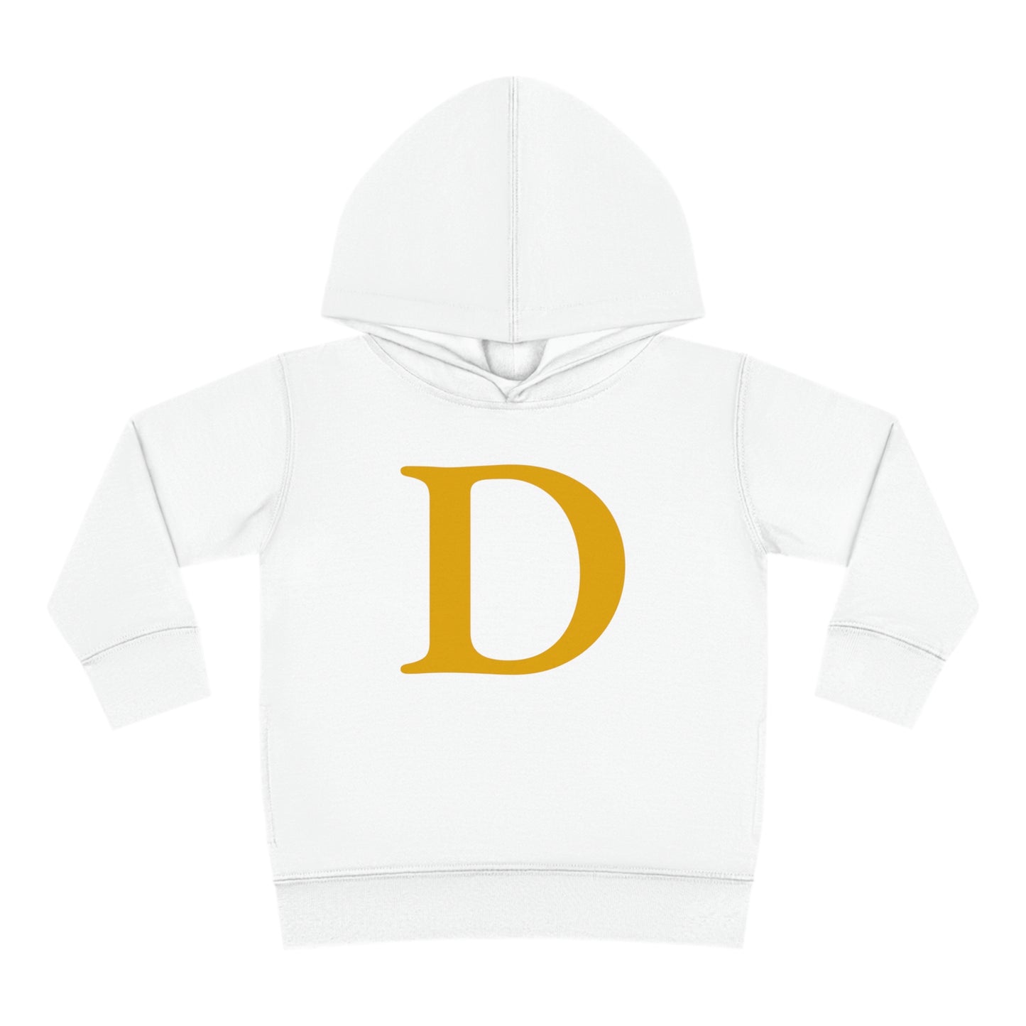 Detroit 'Old French D' Hoodie (Gold Full Body Outline) | Unisex Toddler