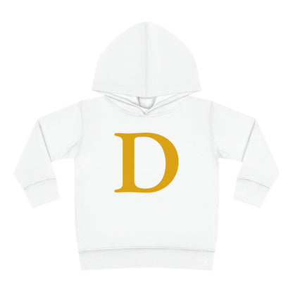 Detroit 'Old French D' Hoodie (Gold Full Body Outline) | Unisex Toddler