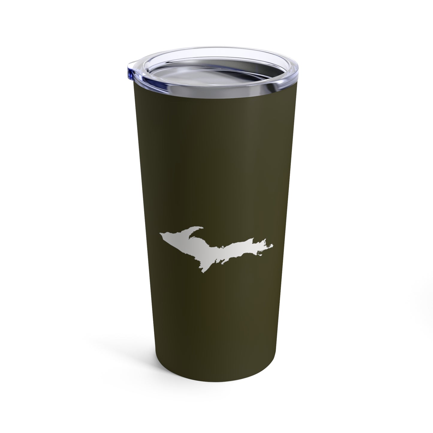 Michigan Upper Peninsula Tumbler (w/ UP Outline) | Military Green - 20oz