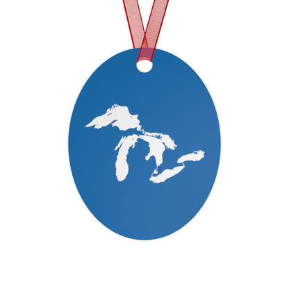 Great Lakes Christmas Ornament | Metal - Azure