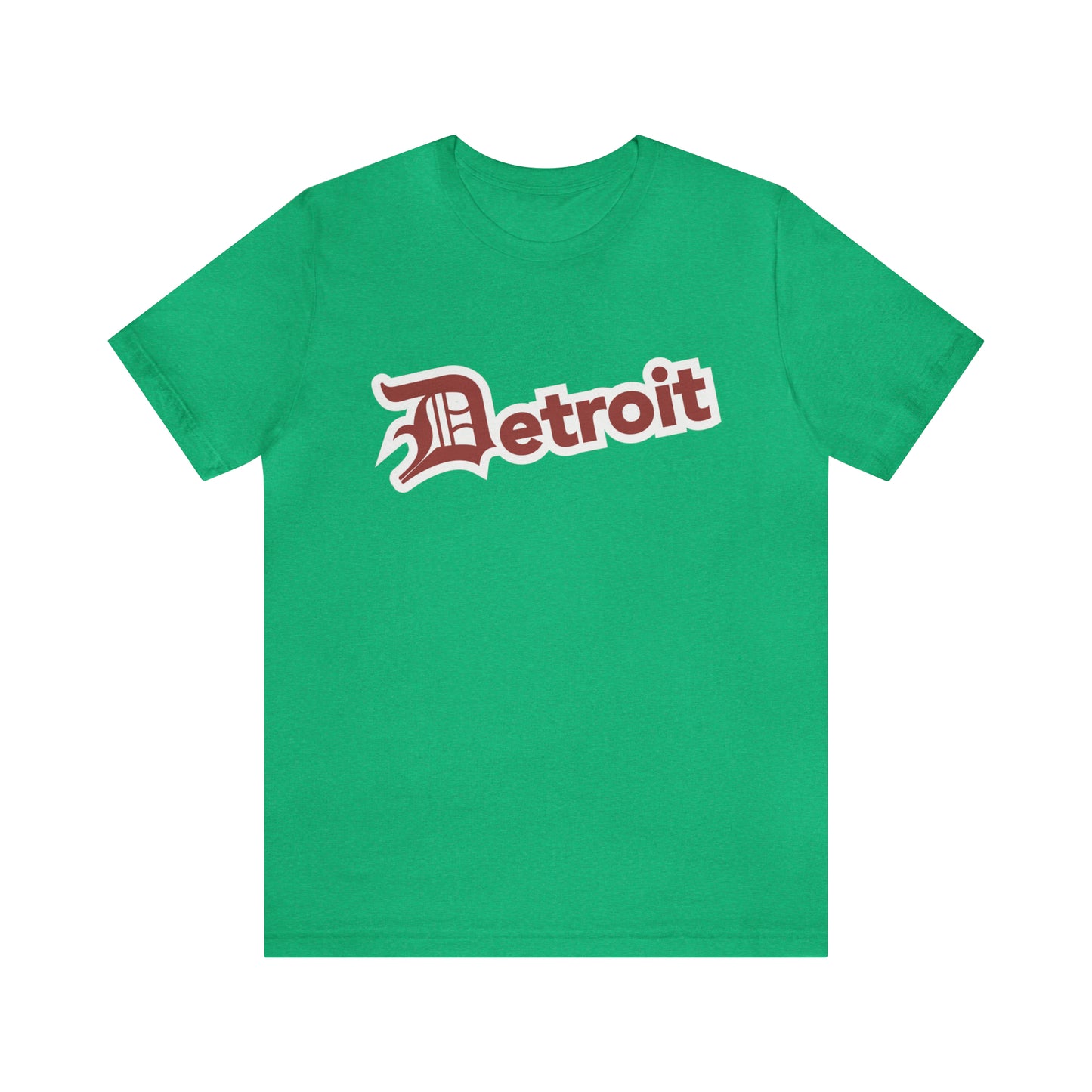 'Detroit' T-Shirt (Ore Dock Red w/ Old English 'D') | Unisex Standard