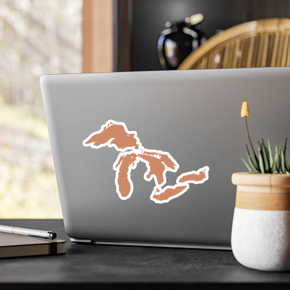 Great Lakes Kiss-Cut Windshield Decal | Copper