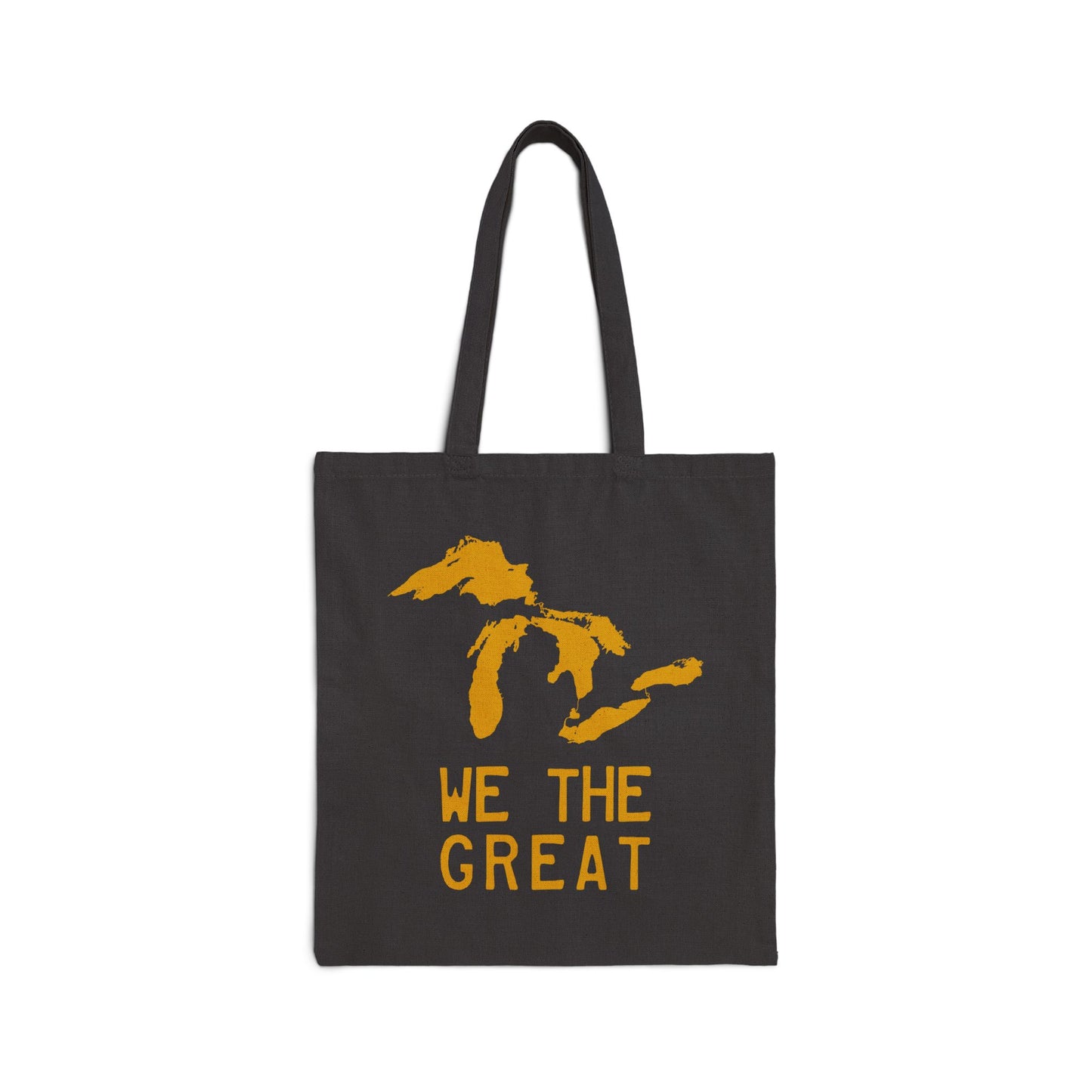 Great Lakes 'We The Great' Light Tote Bag | Gold