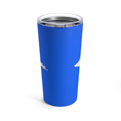 Michigan Upper Peninsula Tumbler (w/ UP Outline) | Motor Town Blue - 20oz