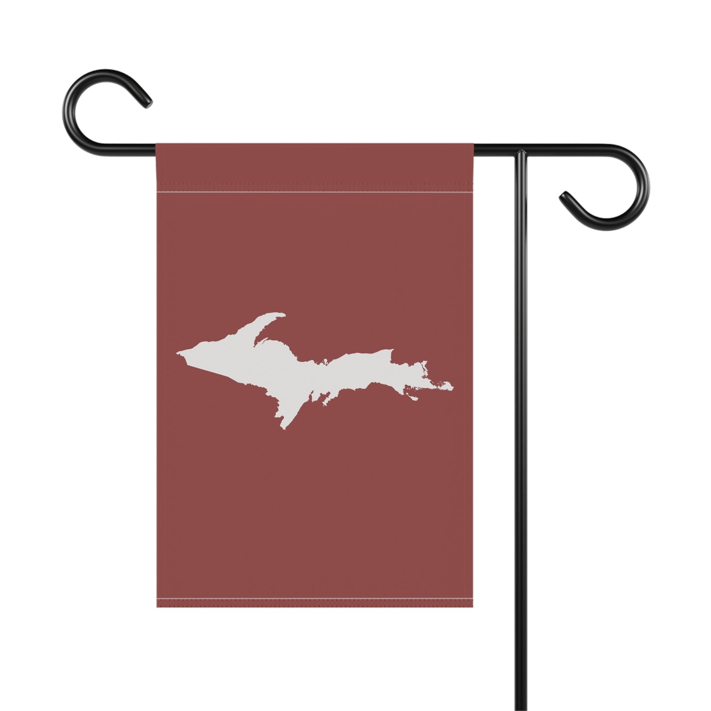 Michigan Upper Peninsula Home & Garden Flag (w/ UP Outline) | Ore Dock Red