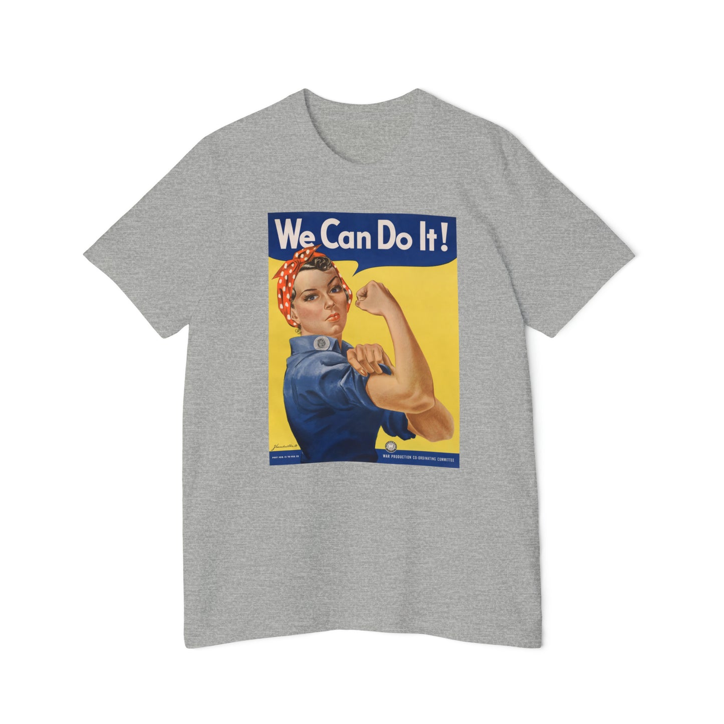 'We Can Do It' Poster T-Shirt (Miller, 1943) | Made in USA