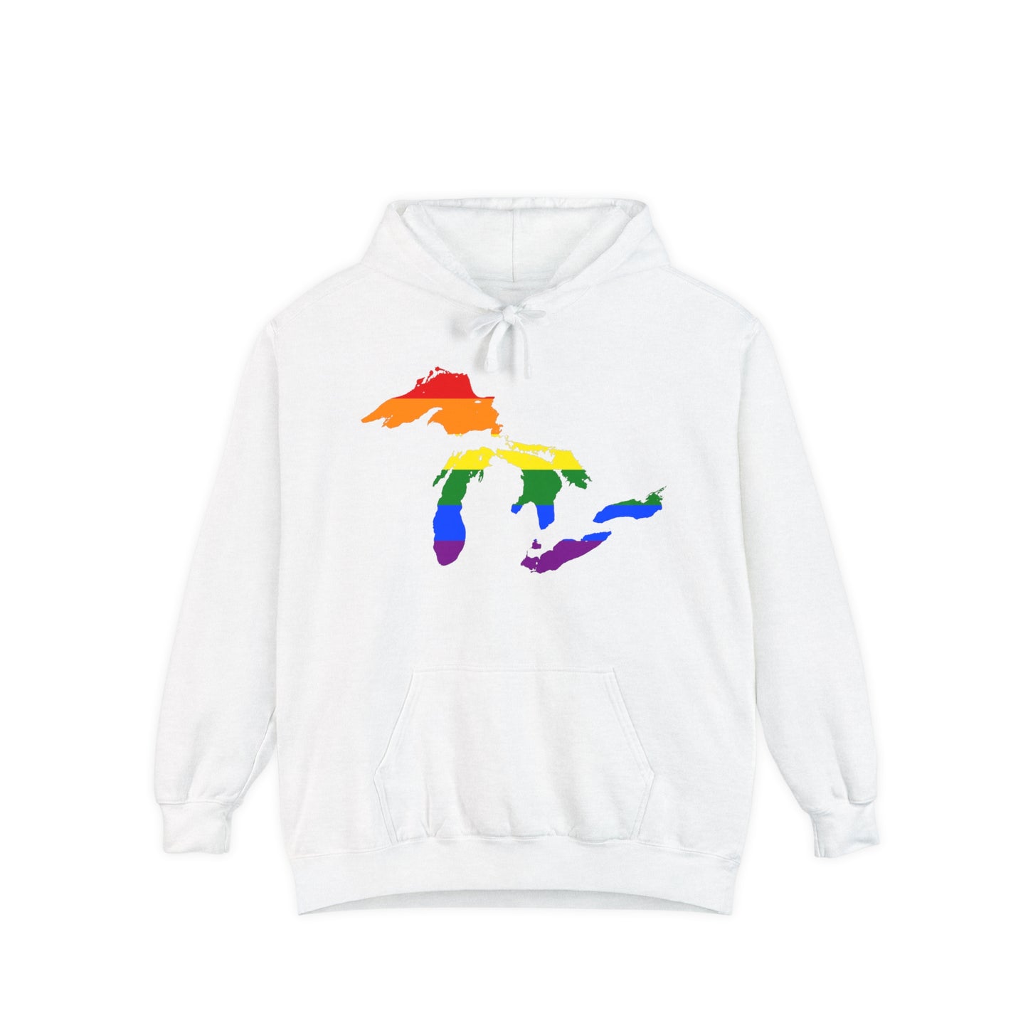 Great Lakes Hoodie (Rainbow Pride Edition) | Unisex Garment-Dyed