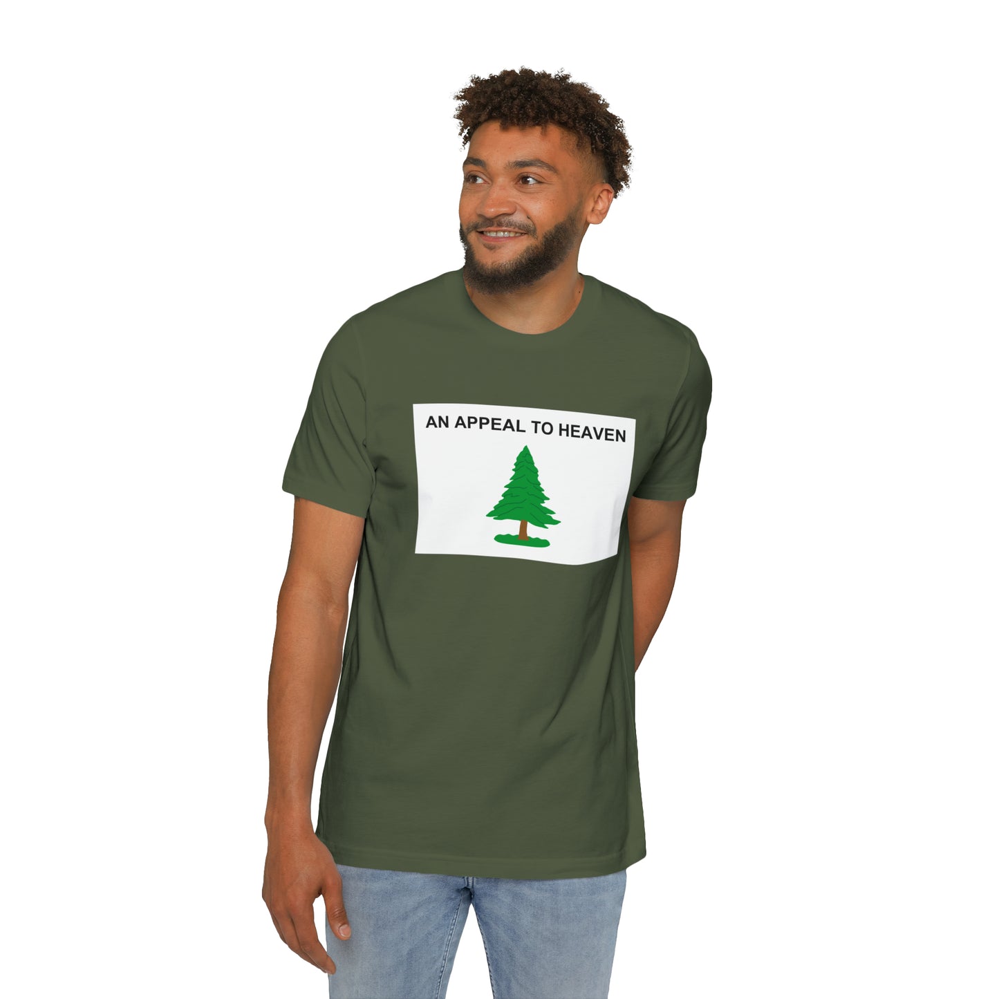 'An Appeal to Heaven' Pine Tree Flag T-Shirt | Made in USA