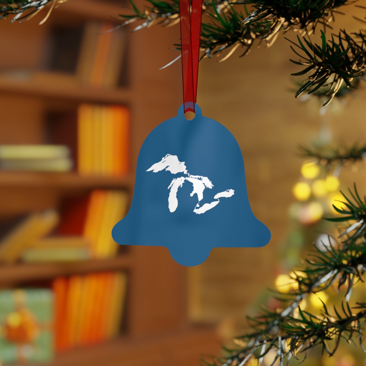 Great Lakes Christmas Ornament | Metal - Blueberry