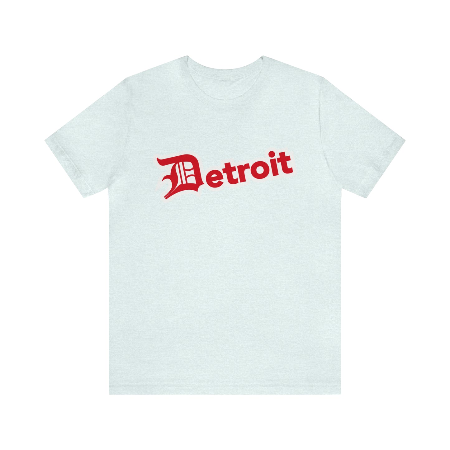 'Detroit' T-Shirt (Aliform Red w/ Old English 'D') | Unisex Standard